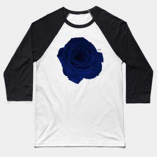 Dark Blue Rose Baseball T-Shirt